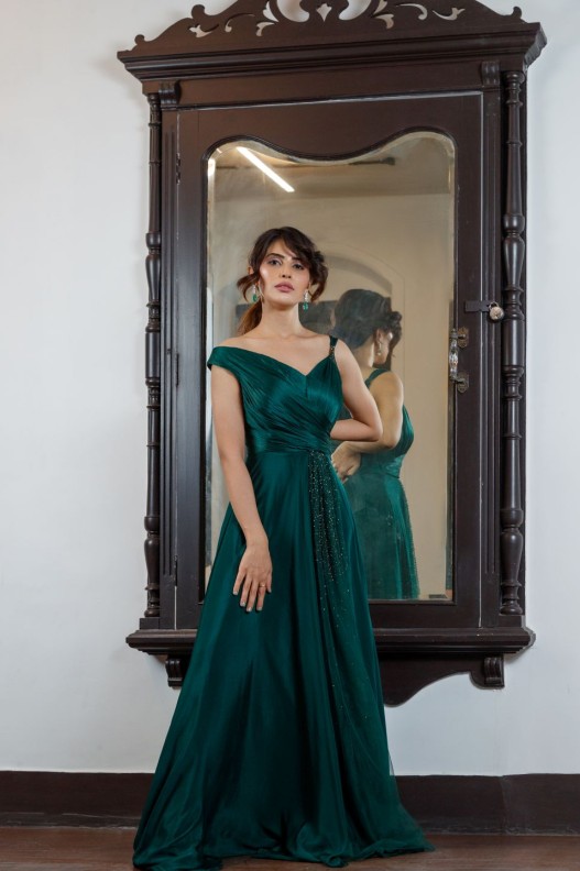 Gathered Off Shoulder Dress Gathered Off Shoulder Dress