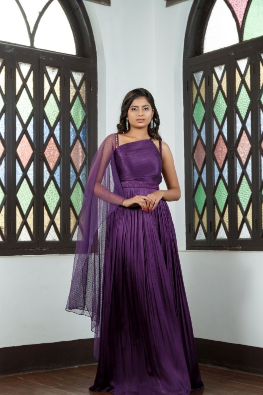 One Shoulder Drape Dress One Shoulder Drape Dress